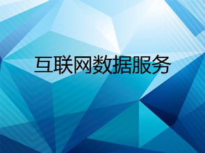 互聯(lián)網(wǎng)數(shù)據(jù)服務(wù) 數(shù)字時(shí)代的核心引擎與未來趨勢(shì)